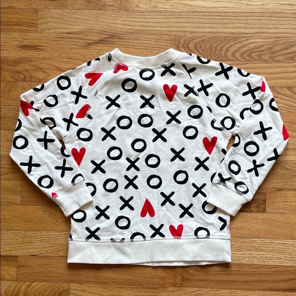 Hanna Andersson Valentines Print Sweatshirt In French Terry - Picture 9 of 11